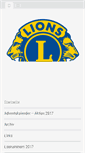 Mobile Screenshot of lionsclub-bremerhaven.de